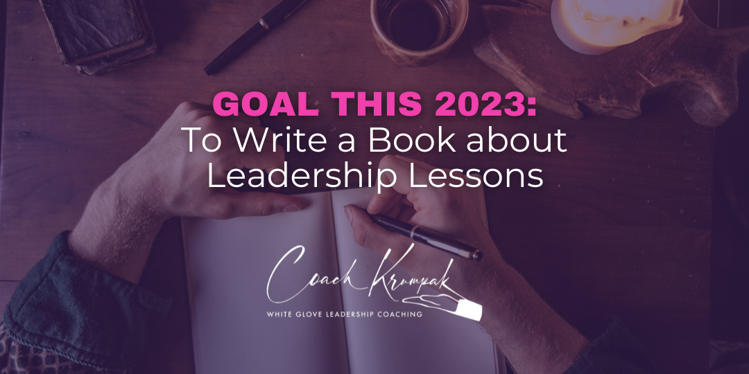 My 2023 Book Goal – Leadership Lessons