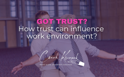 Got Trust? How Trust Can Influence Work Environment?